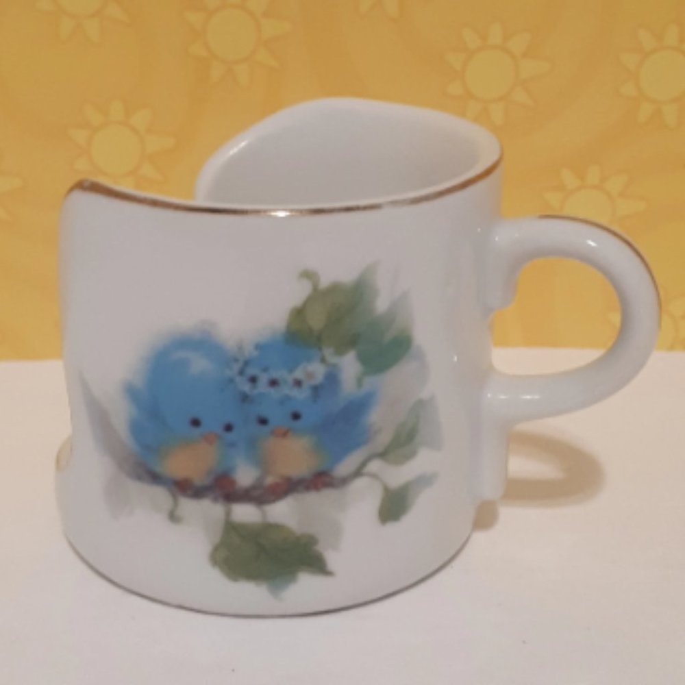Bluebirds Candle Holder Designers Collection Vintage Candleholder